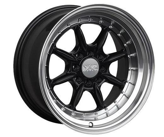 XXR 002.5 Wheel Black / Machined Lip 16x8 +20 4x100,4x114.3