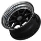 XXR 002.5 Wheel Black / Machined Lip 16x8 +20 4x100,4x114.3