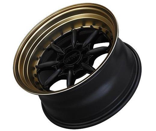 XXR 002.5 Wheel Flat Black / Bronze Lip 15x8 0 4x100,4x114.3