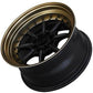 XXR 002.5 Wheel Flat Black / Bronze Lip 16x8 +20 4x100,4x114.3