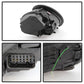 Spyder Porsche 911 997 2005-2009 Projector Headlights Halogen Model DRL LED Blk PRO-YD-P99705-DRL-BK 5080134