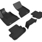 3D MAXpider 13-18 Maserati Ghibli Kagu Floor Mat- Black R1 R2 L1MR00701509