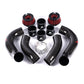 RENNELEMENT G90/G99 M5 3.5” Dry Carbon Fiber Front Mount Intake System
