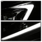 SPYDER xTune 09-14 Acura Projector Headlights - Light Bar DRL - Chrome (PRO-JH-ATSX09-LB-C) 9042225