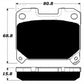 Porterfield Brake Pads for 1995 TOYOTA SUPRA Turbo