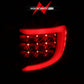 ANZO 2004-2007 Dodge  Grand Caravan LED Tail Lights w/ Light Bar Black Housing Clear Lens 311365