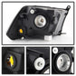 SPYDER Xtune Dodge Ram 1500 09-12 ( Non Quad Headlights ) Crystal Headlights Chrome HD-JH-DR09-AM-C 9022937