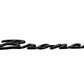 Ford Racing 21-24 Bronco Classic Script Fender Badge Kit - Gloss Black M-1447-BSGS