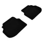 3D MAXpider 2011-2014 BMW 5 Series F10 Kagu 2nd Row Floormats - Black L1BM05421509