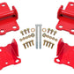 BMR Suspension BMR 78-87 G-Body Motor Mount Kit Upper & Lower Solid - Red MM461R
