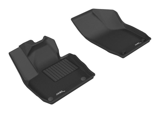 3D MAXpider 2015-2018 Audi Q3 Kagu 1st Row Floormat - Black L1AD03911509