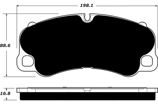 Porterfield Brake Pads for 2016 PORSCHE 918 w/Race Package