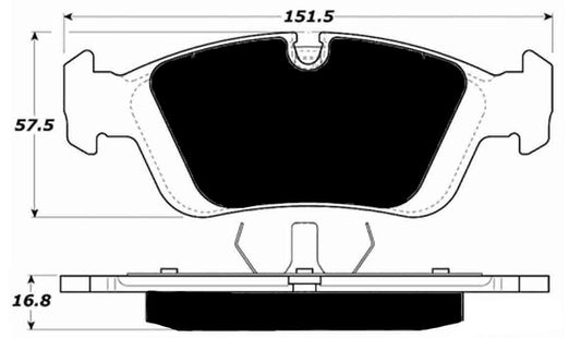 Porterfield Brake Pads for 1995 BMW 318Ti