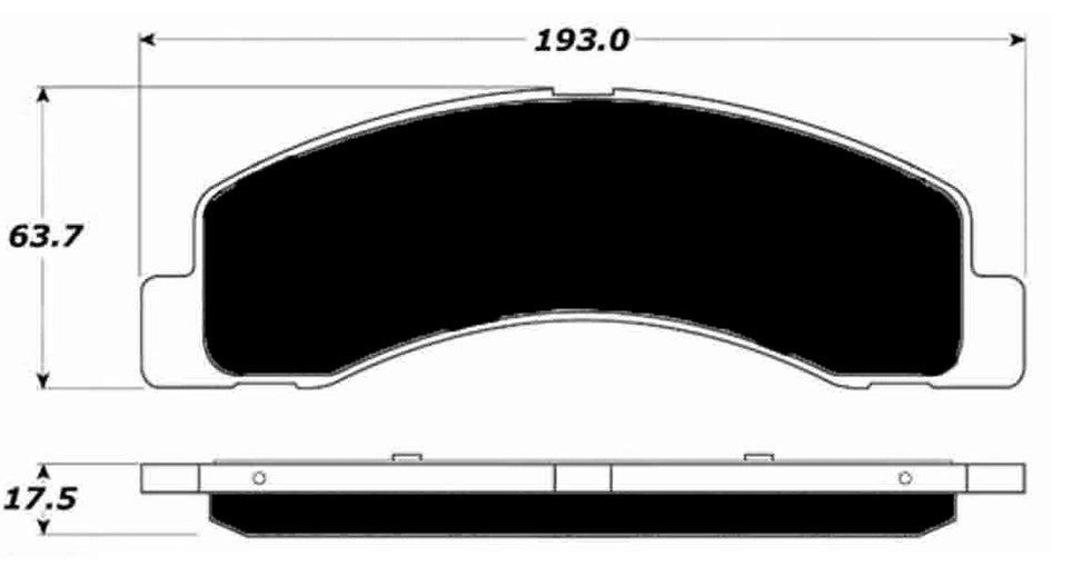 Porterfield Brake Pads for 2000 FORD F350 1 Ton 4WD SRW