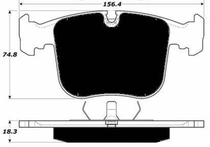 Porterfield Brake Pads for 1990 BMW 850I