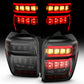 ANZO 2014-2020 Toyota 4Runner T.L Black Housing Smoke Lens Red Light Bar W/Sequential 311312