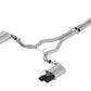 Borla 2018 Ford Mustang GT 5.0L AT/MT 3in ATAK Catback Exhaust Black Chrome Tips w/ Valves 140743BC