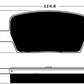 Porterfield Brake Pads for 2018 CHEVROLET CAMARO (Brembo 4 Piston)