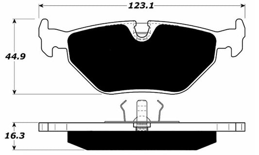 Porterfield Brake Pads for 1989 BMW 750i