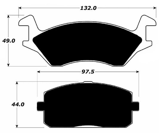 Porterfield Brake Pads for 1980 TOYOTA STARLET
