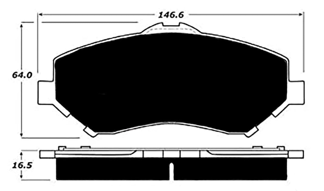 Porterfield Brake Pads for 2010 JEEP LIBERTY