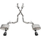 CORSA Performance Corsa 18-22 Dodge Durango SRT 392 Cat-Back 2.75in Dual Rear Exit Sport 4.5in Black PVD Tips 21197BLK