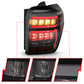 ANZO 2014-2020 Toyota 4Runner T.L Black Housing Smoke Lens Red Light Bar W/Sequential 311312