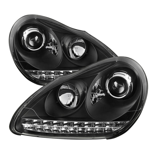 Spyder Porsche Cayenne 03-06 Projector Xenon/HID Model- DRL LED Blk PRO-YD-PCAY03-HID-DRL-BK 5080967