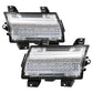 Spyder Jeep Wrangler 2018-2019 (Halogen Model Only) LED Front Bumper Lights - Seq. Signal - Chrome 5086778