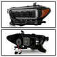 Spyder 16-20 Toyota Tacoma Halogen Model Only High-Power LED Headlights - Black PRO-YD-TT16HALAP-BK 5088376