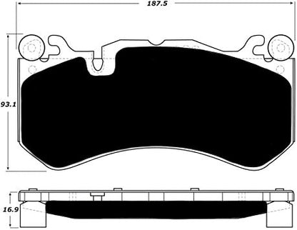 Porterfield Brake Pads for 2010 MERCEDES-BENZ SL65 Sport Pkg