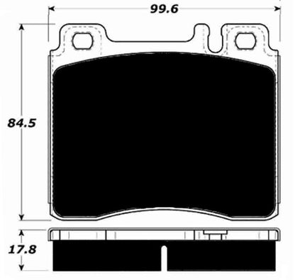 Porterfield Brake Pads for 1997 MERCEDES-BENZ S420
