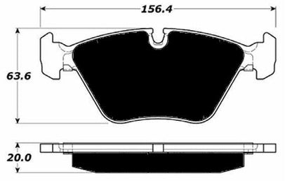Porterfield Brake Pads for 2000 BMW 330 Series E46