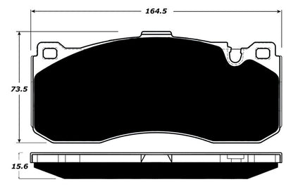 Porterfield Brake Pads for 2008 BMW 135i