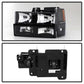 SPYDER Xtune Chevy Suburban 94-98 Headlights w/ Corner & Parking Lights 8pcs Black HD-JH-CCK88-AM-BK-SET 5072221