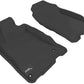 3D MAXpider 2011-2016 Honda CR-Z Kagu 1st Row Floormat - Black L1HD03511509