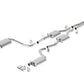 Borla 15-16 Dodge Challenger R/T 5.7L Dual Rectangle Angle Cut Dual Split Rear Exit S-Type Exhaust 140627