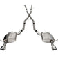 CORSA Performance Corsa 11-21 Jeep Grand Cherokee Xtreme 2.5in Cat-Back Dual Rear Exit w/ Single 4.5in Polished Tips 21187