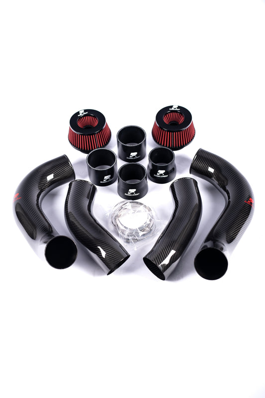 RENNELEMENT G90/G99 M5 3.5” Dry Carbon Fiber Front Mount Intake System