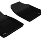 3D MAXpider 2007-2011 Toyota/Scion Yaris/XD Kagu 1st Row Floormat - Black L1TY02411509