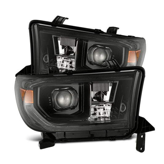 AlphaRex 07-13 Toyota Tundra / 08-17 Sequoia LUXX LED Proj HL Alpha-Blk w/Actv Light Seq. Sig + DRL 880825 *Discontinued