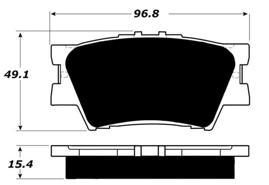 Porterfield Brake Pads for 2015 TOYOTA RAV 4