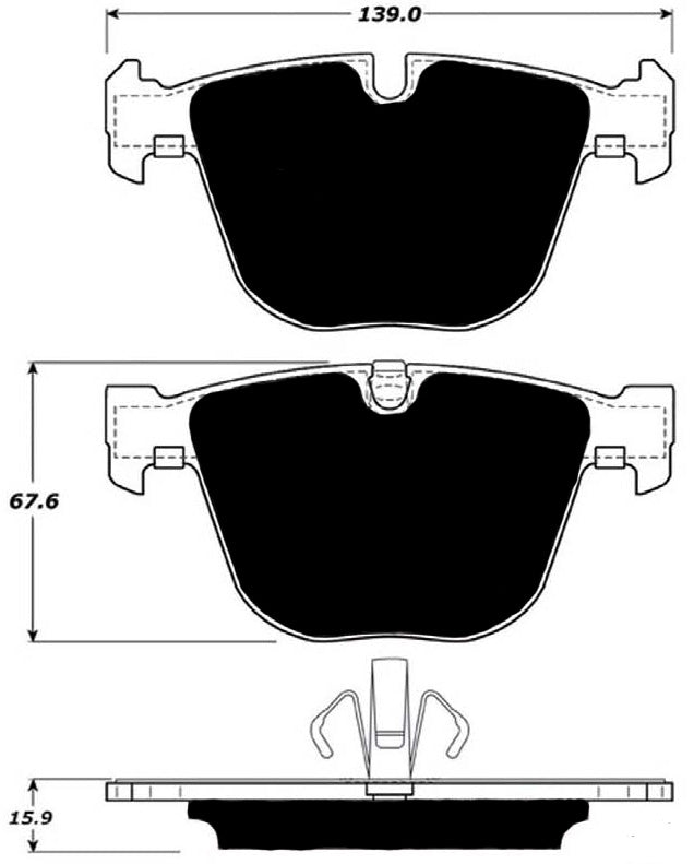 Porterfield Brake Pads for 2011 BMW 535i GT