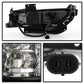 Spyder Chrysler 200 2015-2016 OEM Style Full LED Fog Lights W/Universal Switch- Clear 5086945