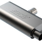 Borla T- Flow Universal Muffler - 2.5in Single Inlet/2.5in Dual Outlet 24in OAL 4.25x9.10x18in Body 60714