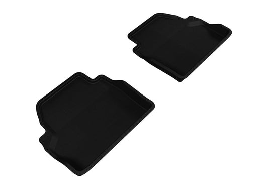3D MAXpider 2014-2020 BMW 4 Series F32 Kagu 2nd Row Floormats - Black L1BM05621509