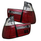 Spyder BMW E53 X5 00-06 4PCS LED Tail Lights Red Clear ALT-YD-BE5300-LED-RC 5000804