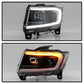 Spyder 11-13 Jeep Grand Cherokee - Light Bar Proj Headlights - Halo Model - Blk - PRO-YD-JGC11-LB-BK 5085795