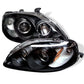 Spyder Honda Civic 99-00 Projector Headlights LED Halo Black High H1 Low H1 PRO-YD-HC99-AM-BK 5010933