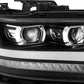 AlphaRex 19-20 Dodge Ram 1500 LUXX LED Proj Headlights Plnk Style Black w/Activ Light/Seq Signal/DRL 880543 *Discontinued